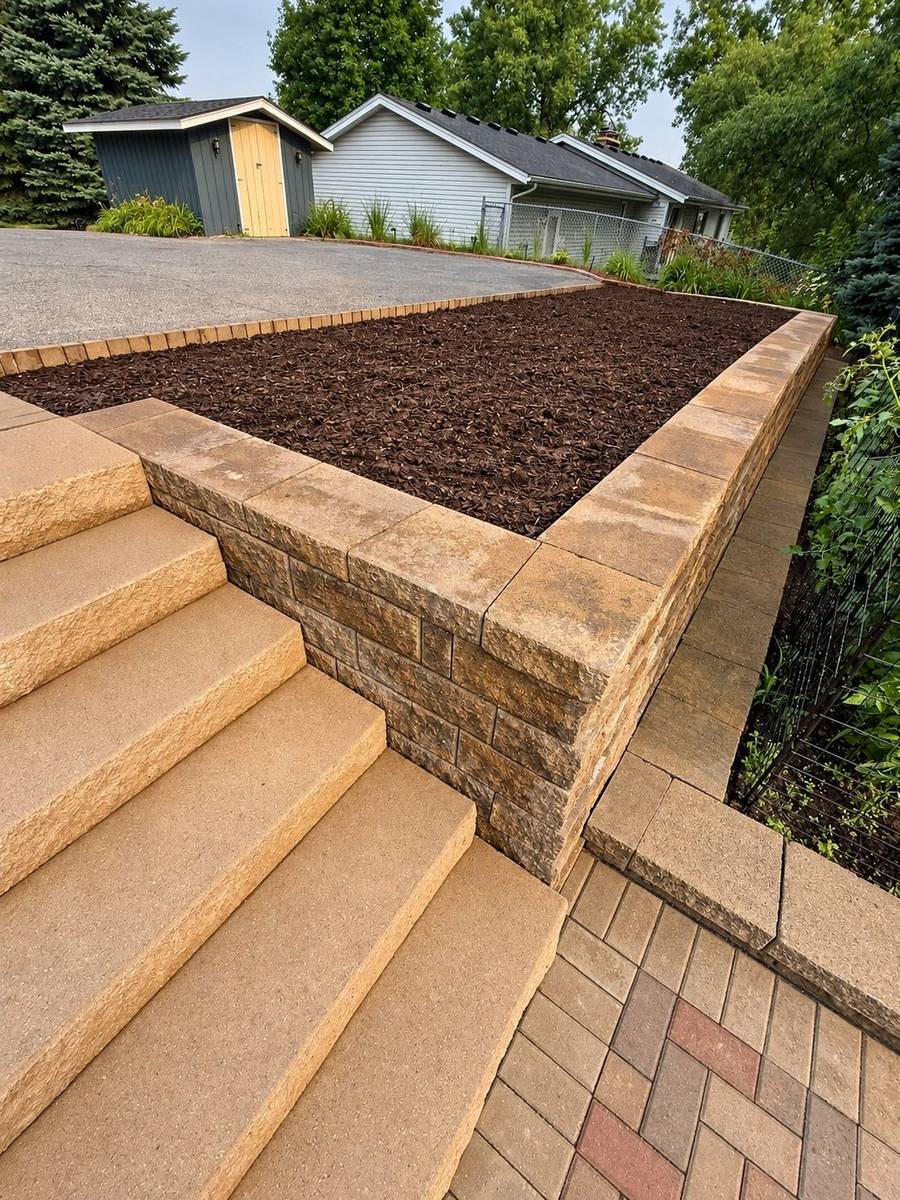 Retaining Walls and Block Steps, photo 2