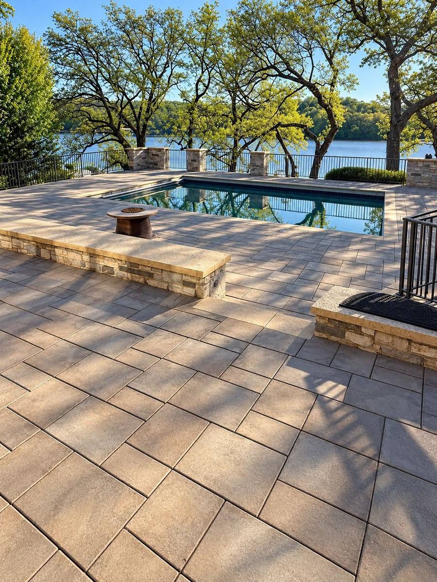 Paver Pool Deck and Seat Wall, photo 3