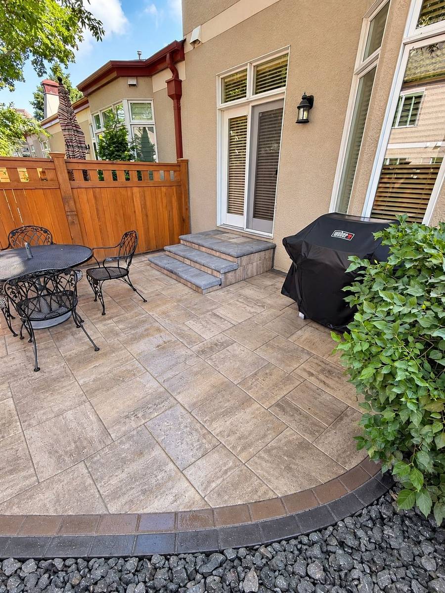 Brick Patio and Steps