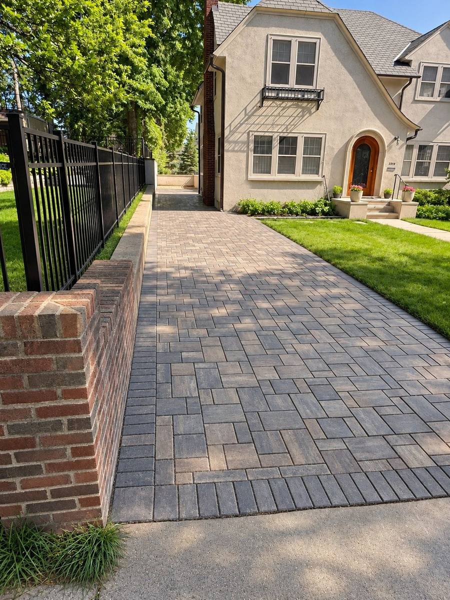 Paver Driveways project 6