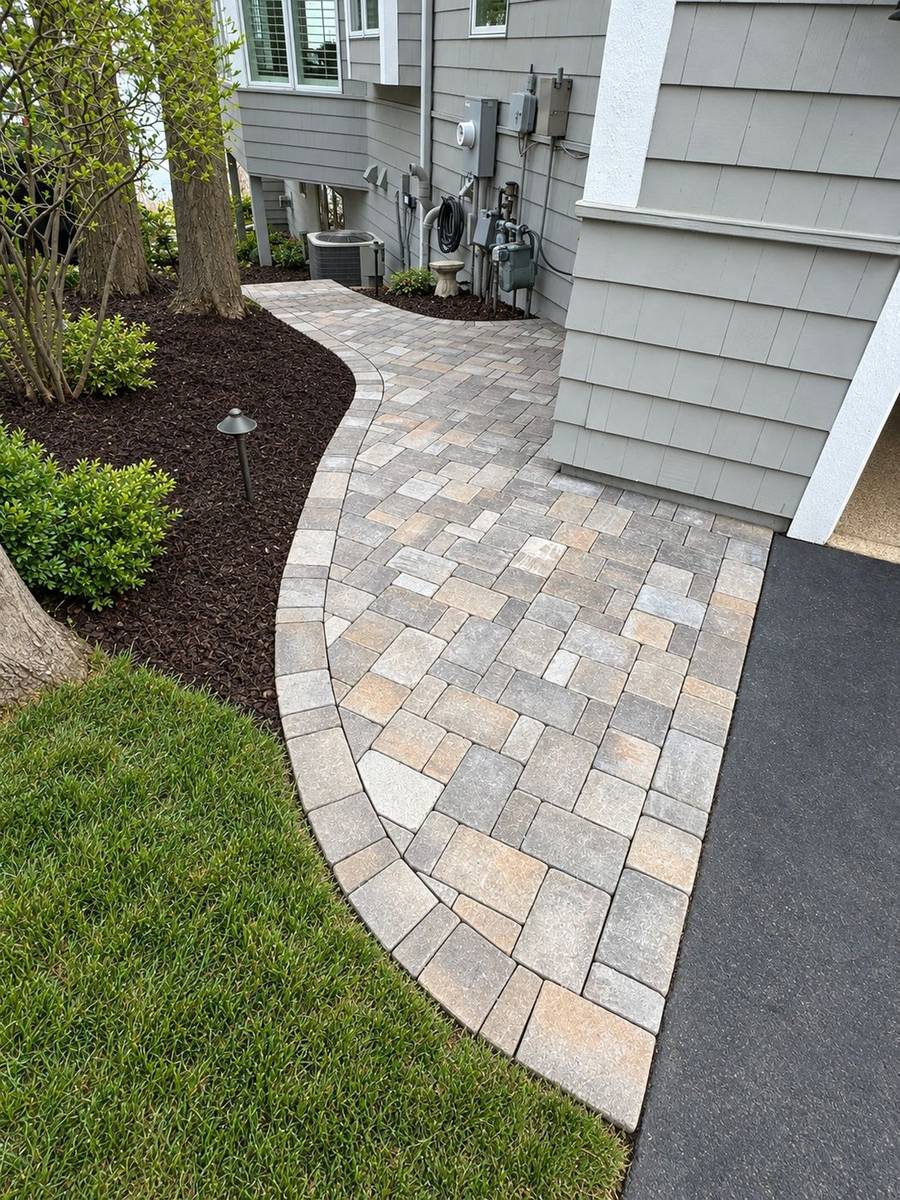 Curved Front Walk